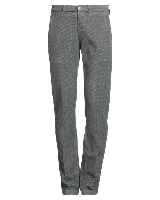 RE_HASH Gray Pants Cotton, Elastane for men