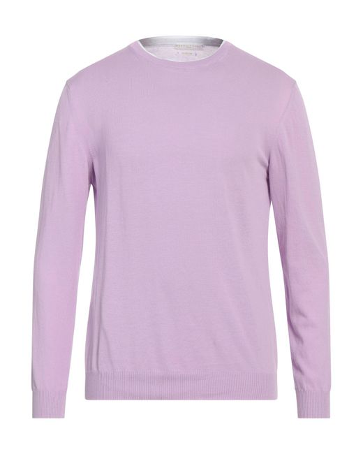 Daniele Fiesoli Purple Sweater for men