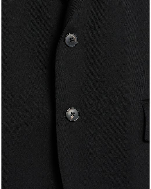 Gabriele Pasini Black Suit Wool, Polyester for men