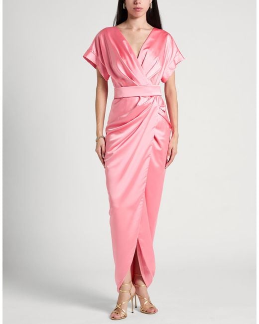 Rhea Costa Pink Maxi Dress