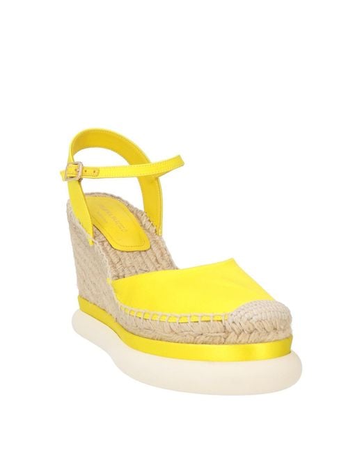 Paloma Barceló Yellow Espadrilles