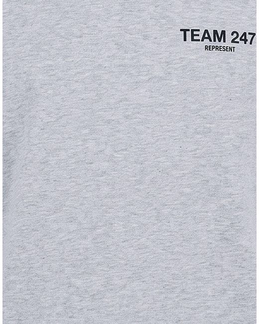 Represent Gray Light T-Shirt Cotton, Elastane for men