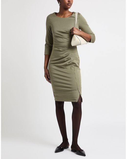 Gai Mattiolo Green Midi-Kleid