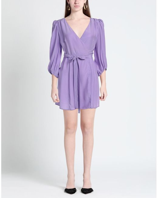 P.A.R.O.S.H. Purple Mini Dress
