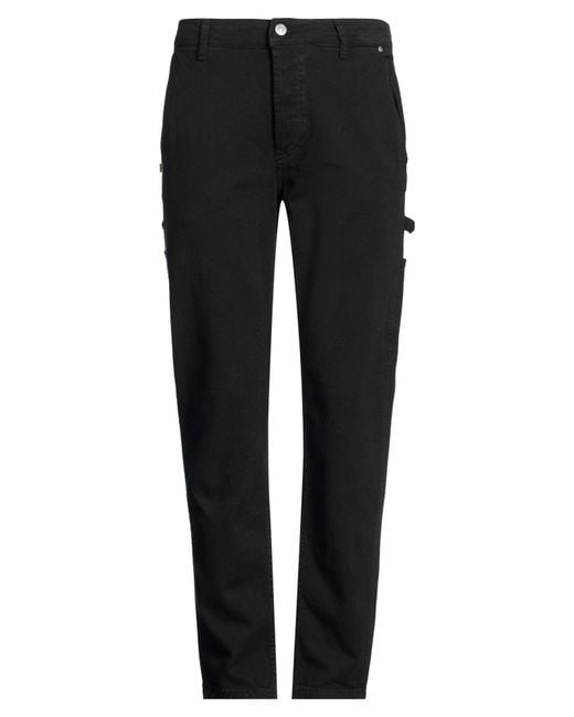 Daniele Alessandrini Black Pants for men