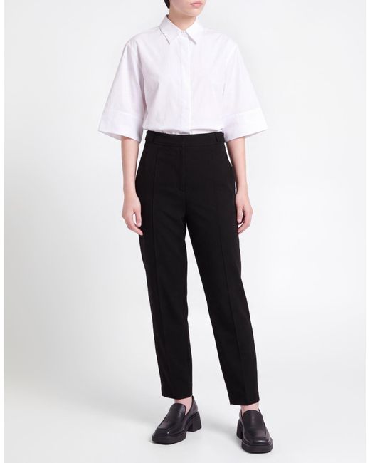 Cambio Black Pants Polyester, Polyurethane