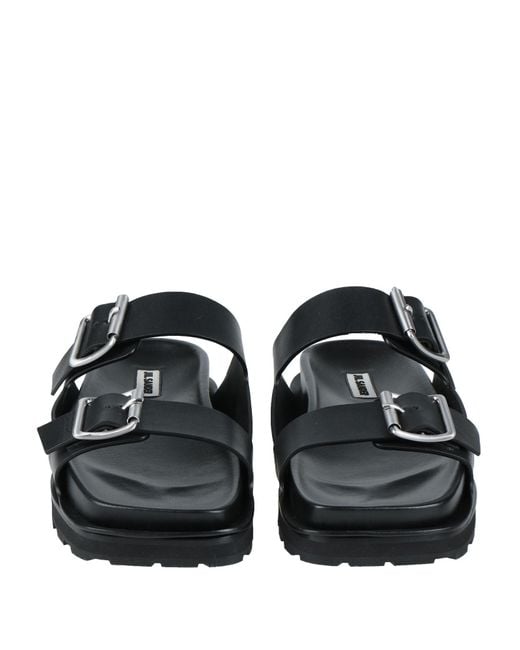 Jil Sander Black Sandals for men