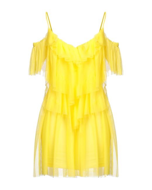 Relish Yellow Mini Dress