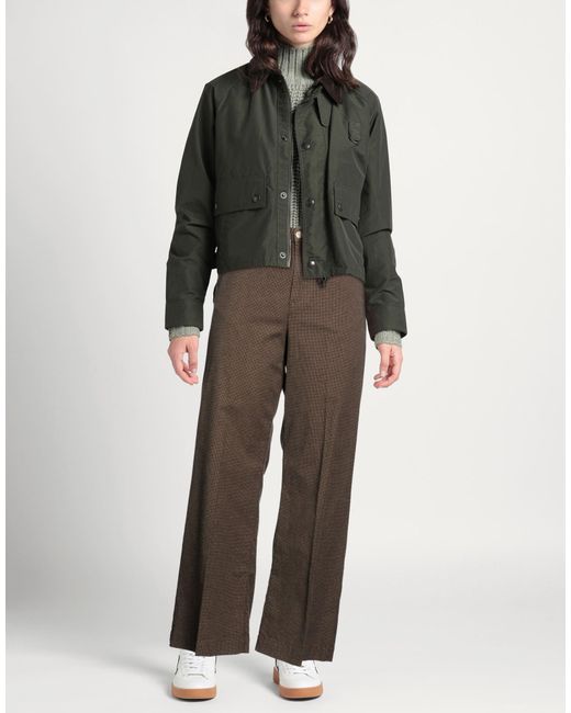 40weft Brown Pants Cotton, Elastane