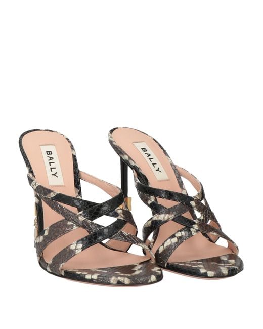 Bally Metallic Sandals