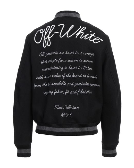 Off-White c/o Virgil Abloh Black Jacket for men