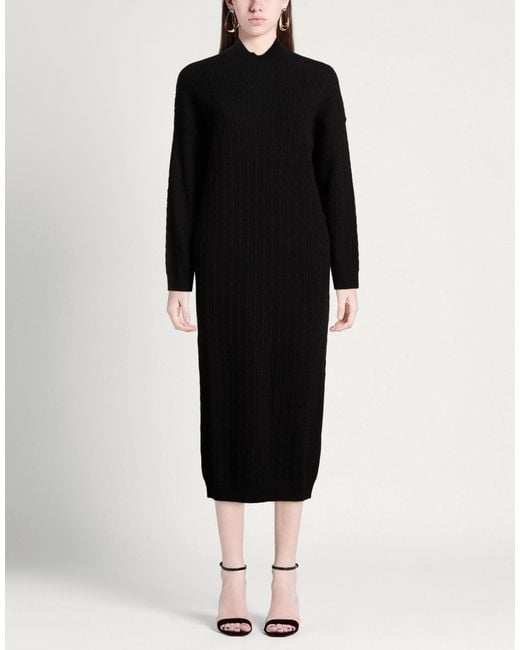 Rebel Queen Black Midi Dresses