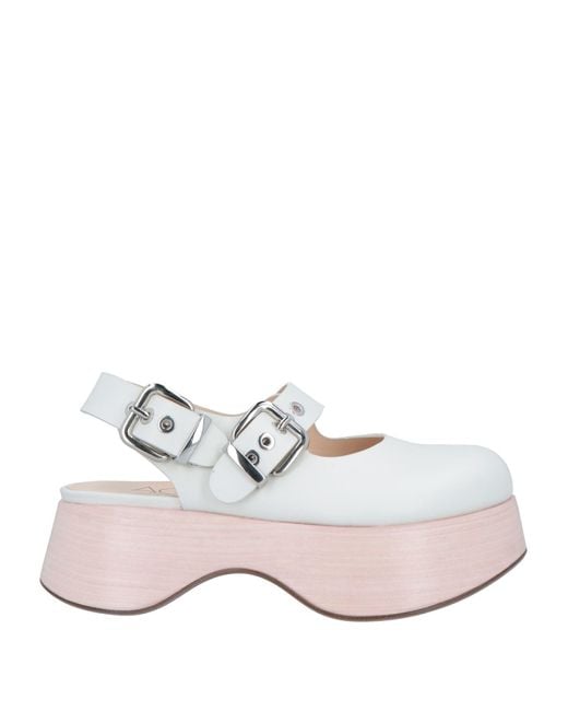 Agl Attilio Giusti Leombruni White Mules & Clogs