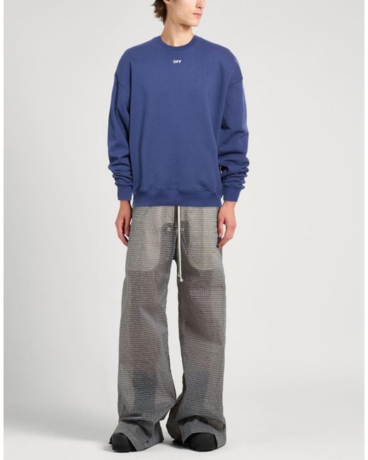 Off-White c/o Virgil Abloh Blue Sweatshirts for men