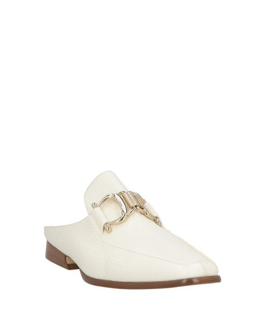 Pollini White Mules & Clogs