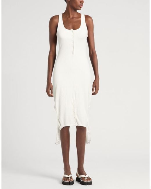 Courreges White Midi Dresses