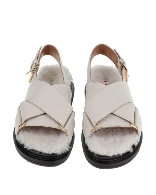 Marni White Sandals