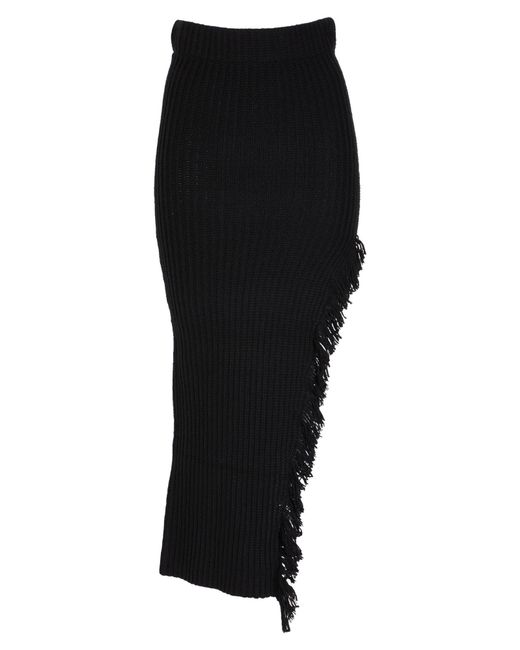 8 by YOOX Black Long Skirt