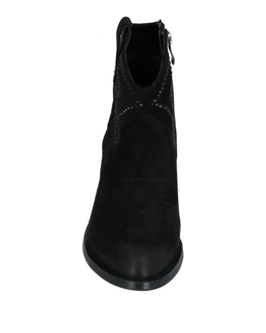Tosca Blu Black Ankle Boots