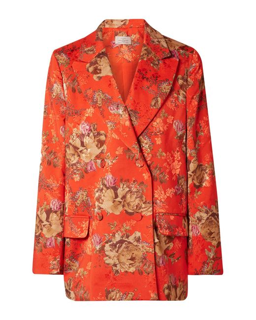 Preen By Thornton Bregazzi Orange Suit Jacket