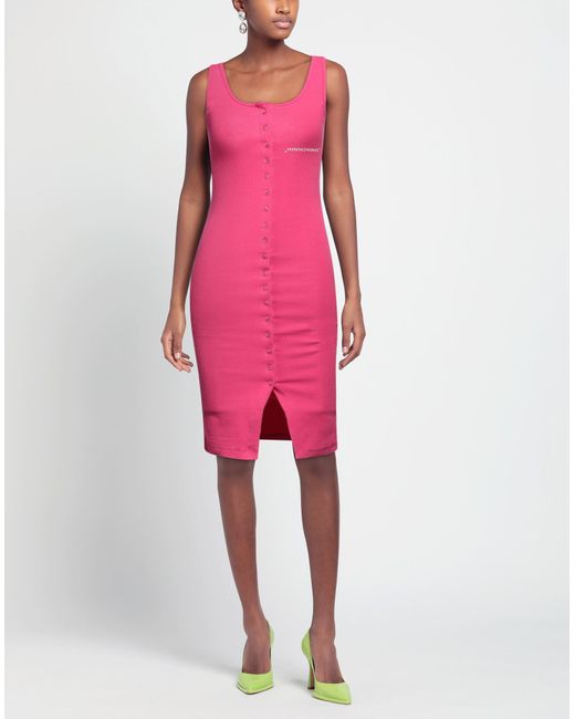 hinnominate Pink Midi Dress