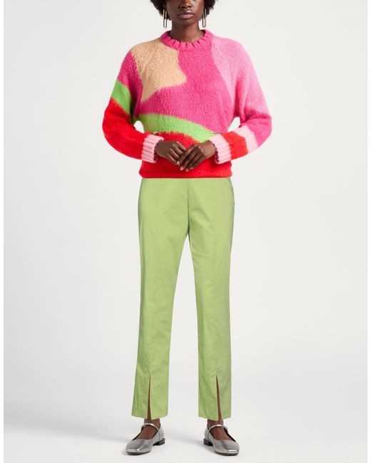 MEIMEIJ Green Pants Cotton, Polyamide, Elastane