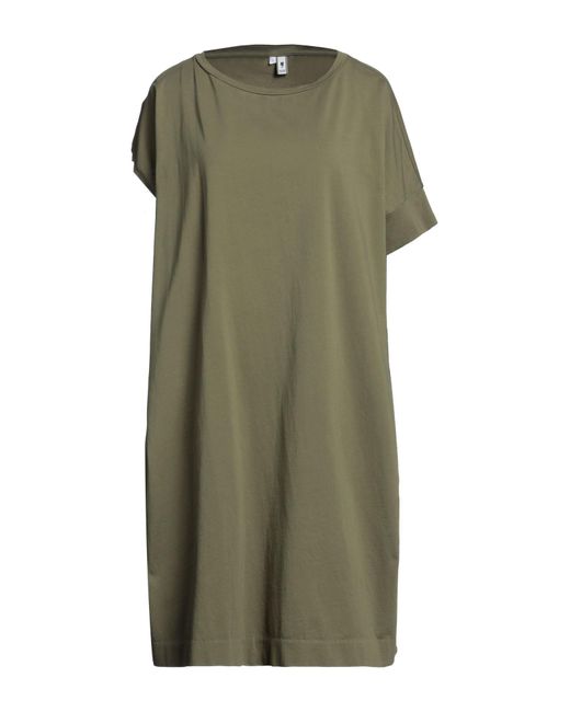European Culture Green Midi Dress