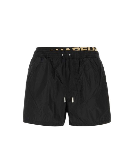 Boxer Da Mare di DSquared² in Black da Uomo