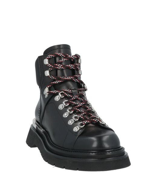 DSquared² Black Ankle Boots for men