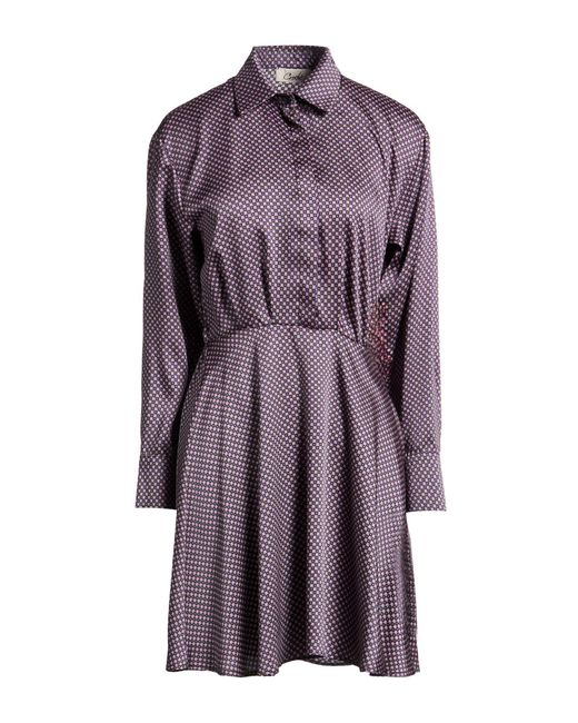 CROCHÈ Purple Mini Dress