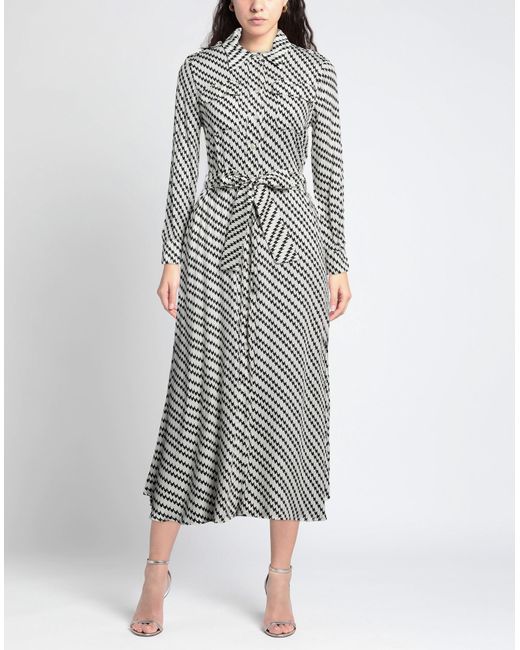 Haveone Gray Midi Dress