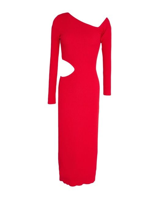 ViCOLO Red Midi Dresses