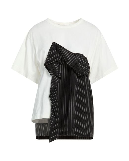 Y's Yohji Yamamoto Black T-Shirt Cotton, Polyester