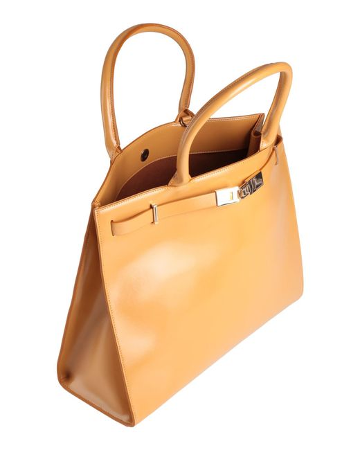 Borbonese Orange Handbag