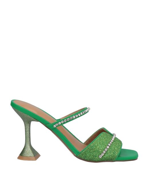 Emanuélle Vee Green Sandals