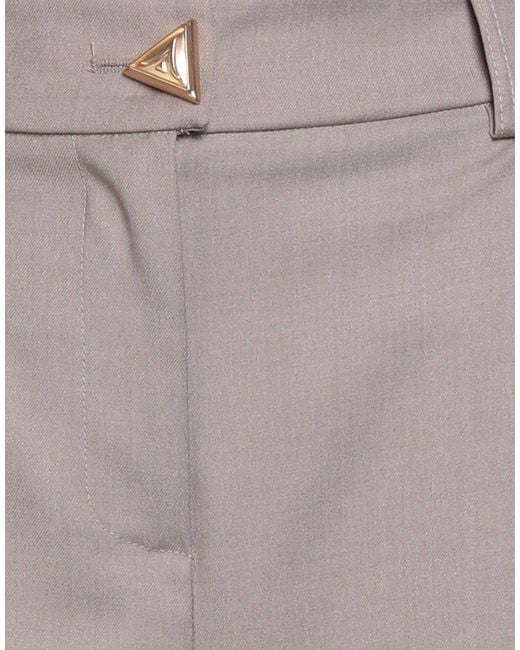 Akep Gray Pants Polyester, Viscose, Elastane