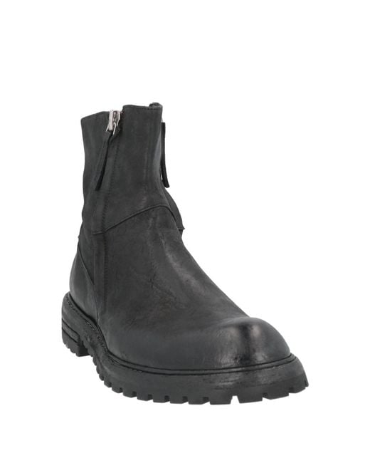Corvari Black Ankle Boots Leather for men