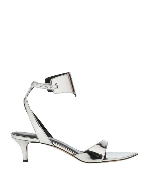 Isabel Marant White Sandals Polyurethane, Polyester