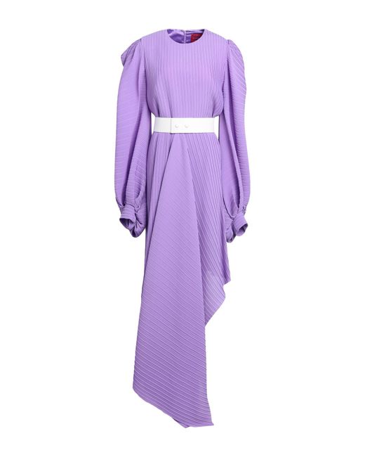 Solace London Purple Midi Dress