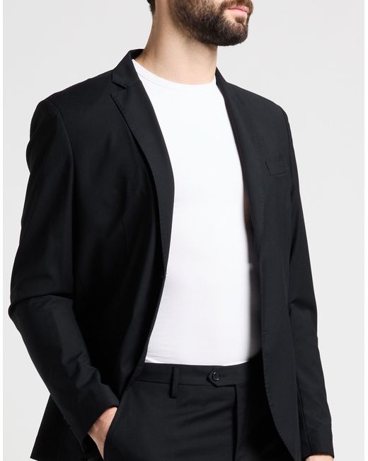 Massimo Rebecchi Blue Suit Polyester, Viscose, Elastane for men
