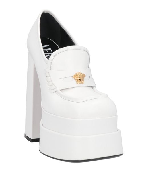 Versace White Loafer