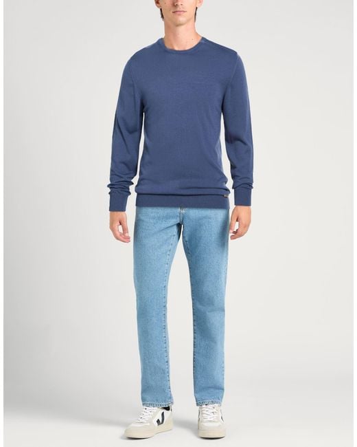 Trussardi Blue Sweaters for men