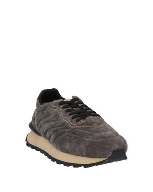 Voile Blanche Gray Sneakers Leather for men