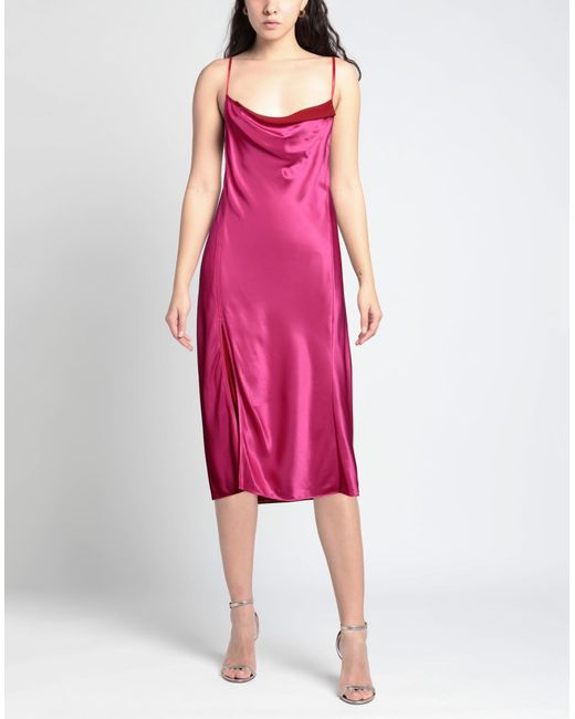 Acne Pink Midi-Kleid
