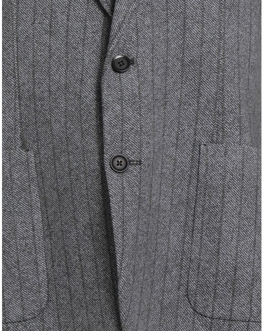 Circolo 1901 Gray Slate Blazer Cotton, Elastane for men