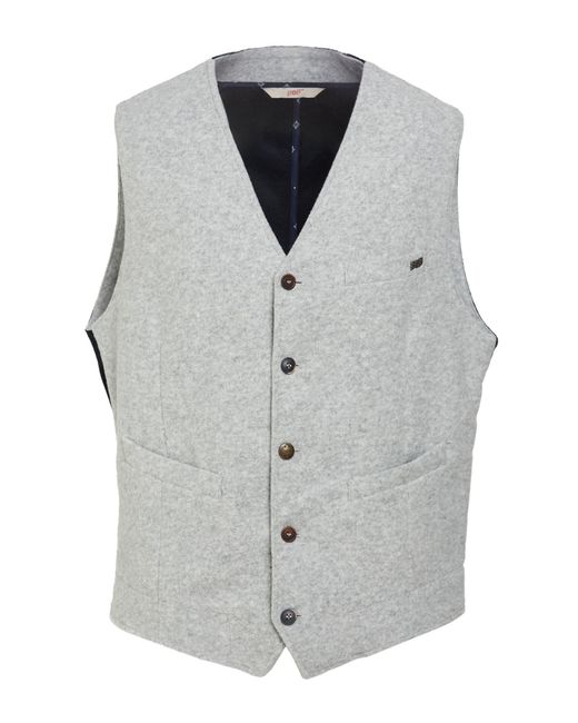 Bob Gray Light Tailored Vest Acrylic, Polychloride, Virgin Wool for men