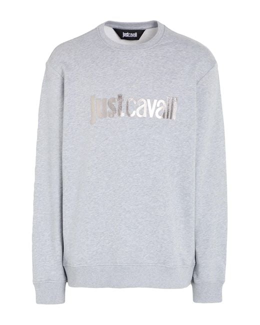 Just Cavalli Gray Sweatshirts for men