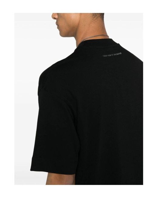 Emporio Armani T-shirts in Black für Herren