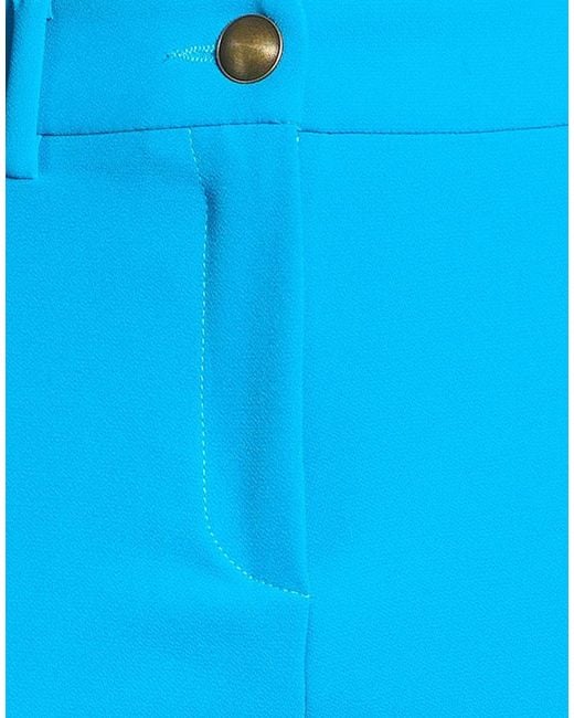 Nenette Blue Pants Polyester, Elastane