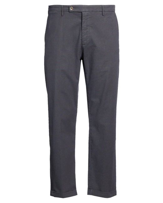 Harmont & Blaine Blue Pants Cotton, Elastane for men